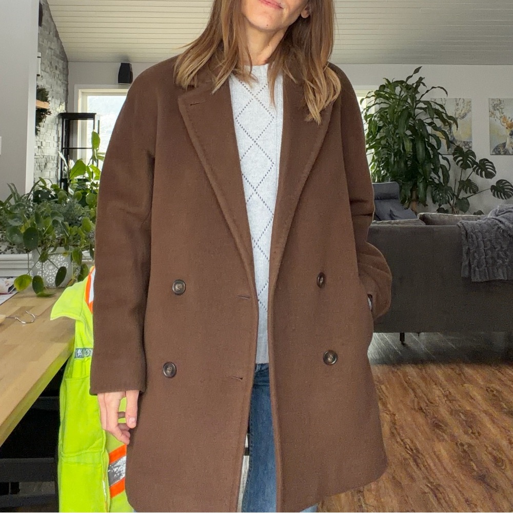 Aritzia Babaton slouch coat mid
